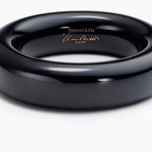 Tiffany & Co. Elsa Peretti Black Lacquer Bangle